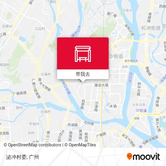 泌冲村委地图