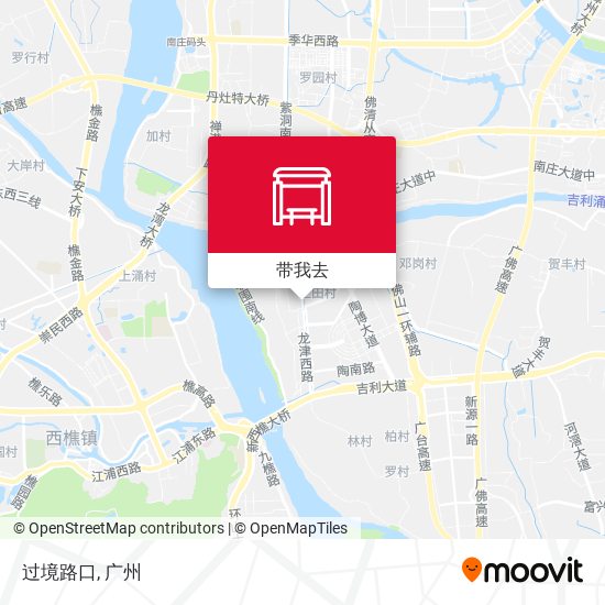 过境路口地图