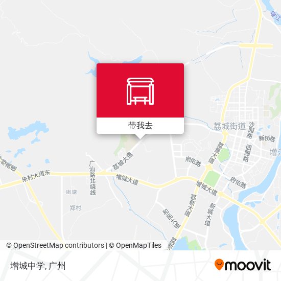 增城中学地图