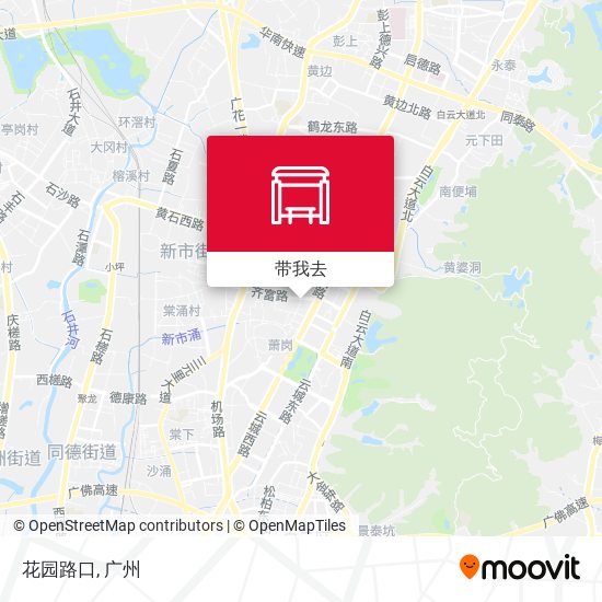 花园路口地图