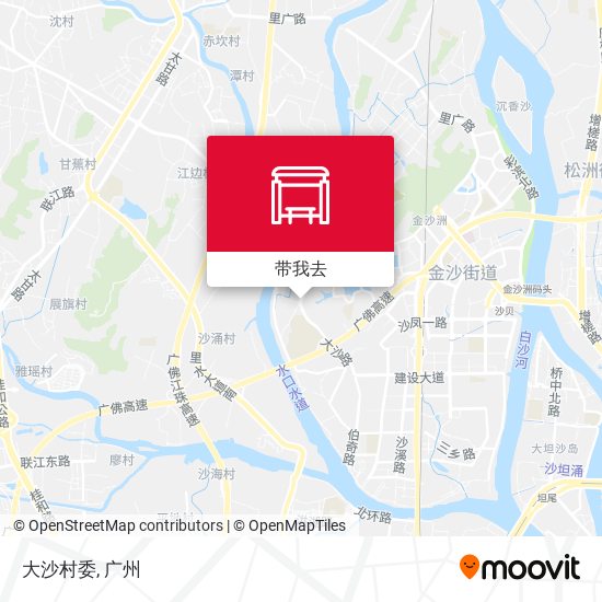 大沙村委地图