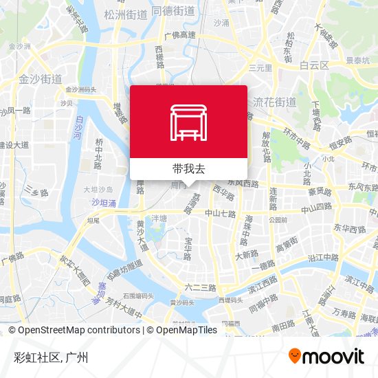 彩虹社区地图