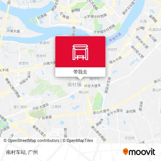 南村车站地图