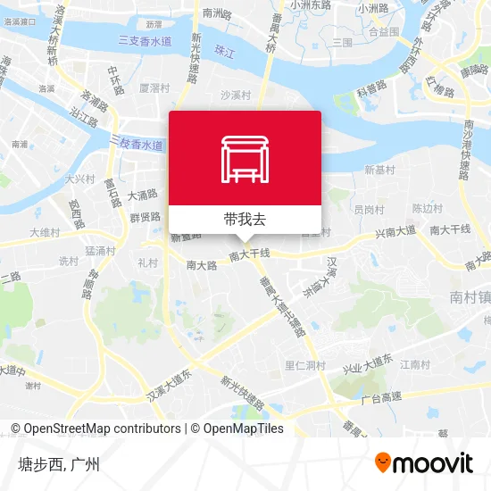塘步西地图