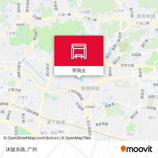 沐陂东路地图