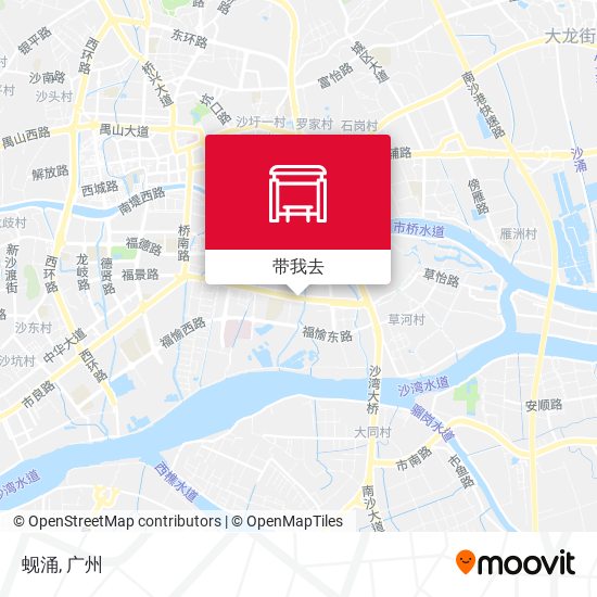 蚬涌地图