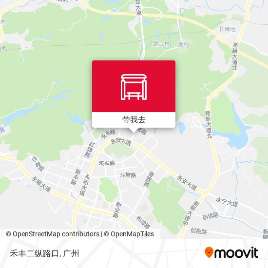 禾丰二纵路口地图