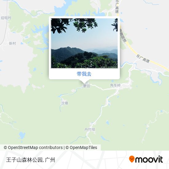 王子山森林公园地图