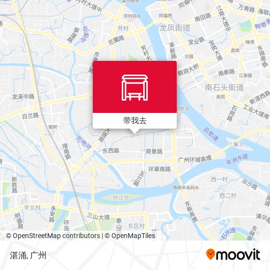 湛涌地图