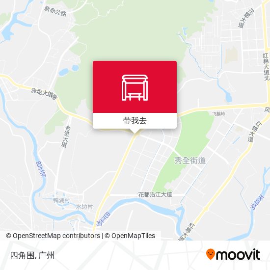 四角围地图