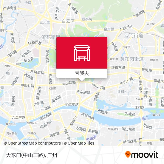 大东门(中山三路)地图