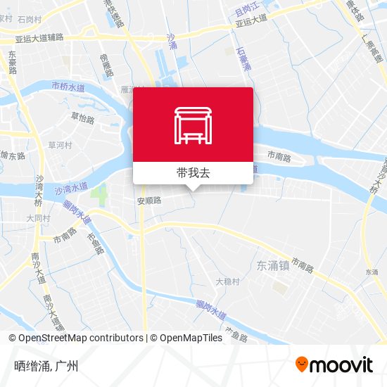 晒缯涌地图
