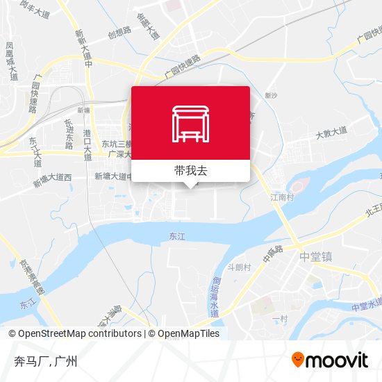 奔马厂地图