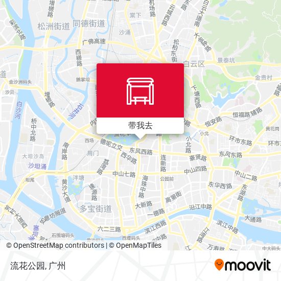 流花公园地图