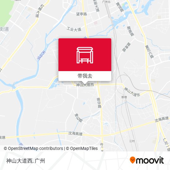 神山大道西地图