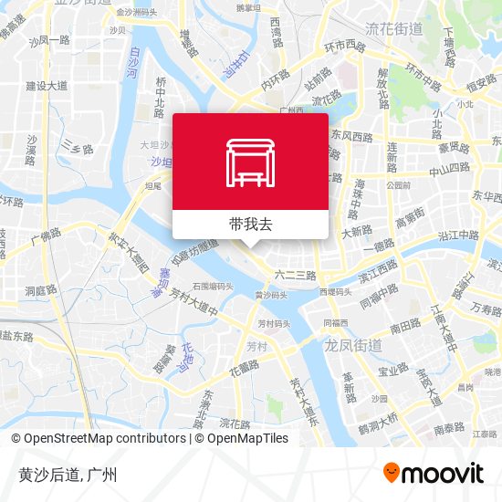 黄沙后道地图