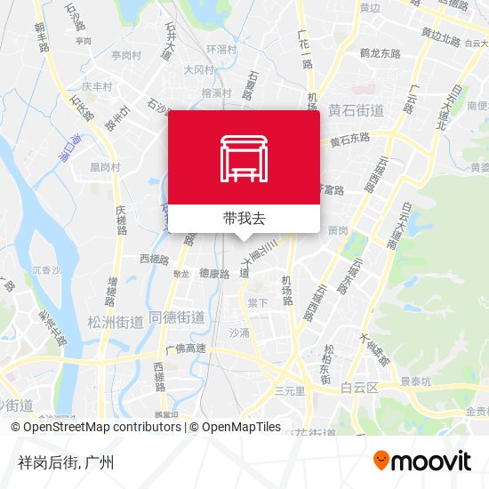 祥岗后街地图