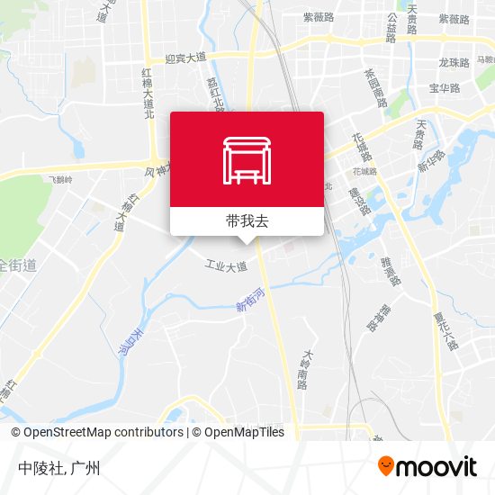 中陵社地图