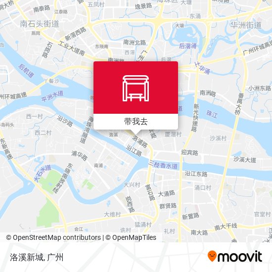 洛溪新城地图