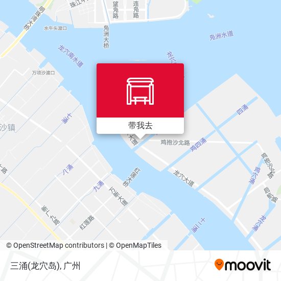 三涌(龙穴岛)地图