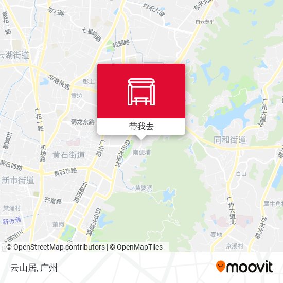 云山居地图