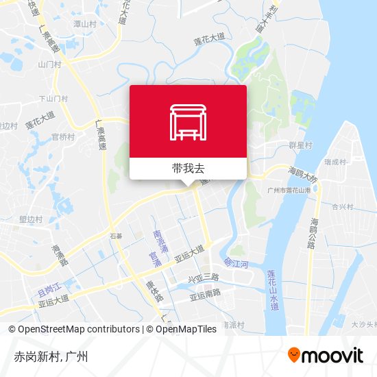 赤岗新村地图