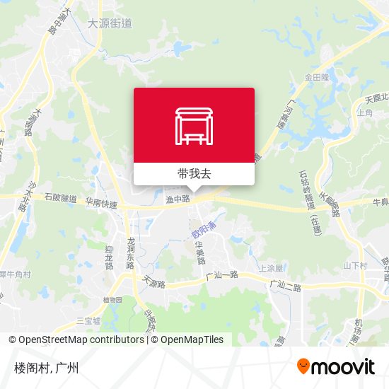 楼阁村地图