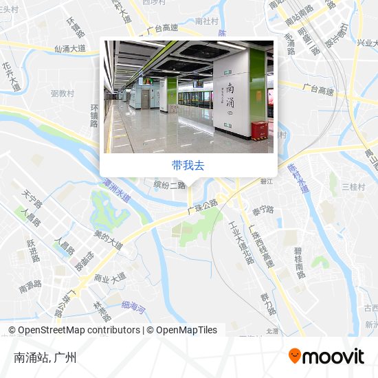 南涌站地图