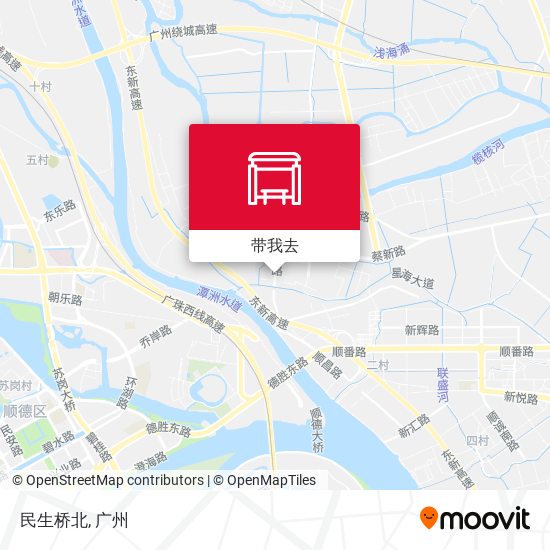 民生桥北地图