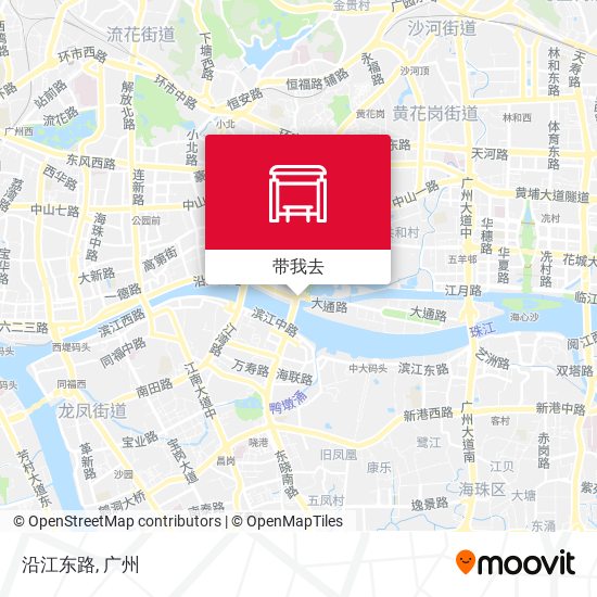 沿江东路地图
