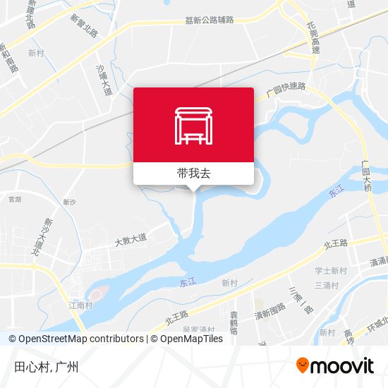 田心村地图