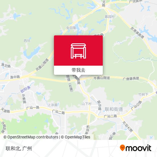 联和北地图
