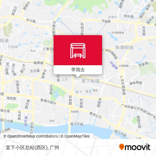 棠下小区总站(西区)地图