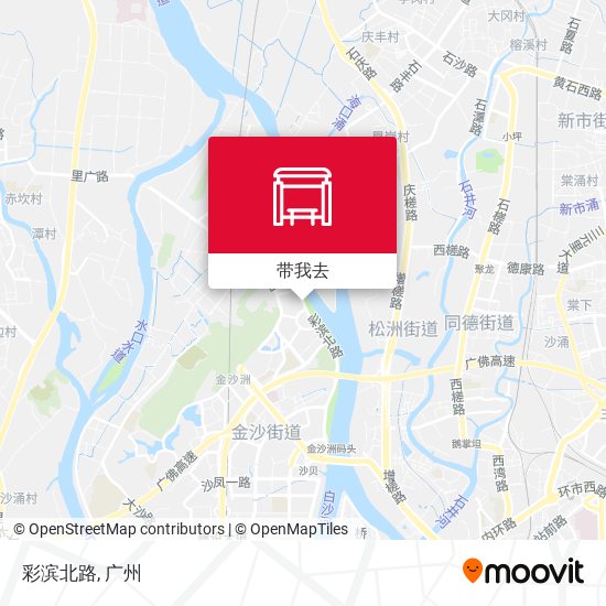 彩滨北路地图