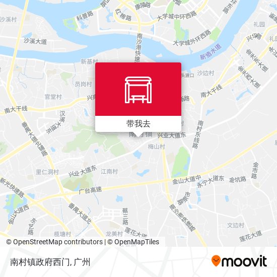 南村镇政府西门地图