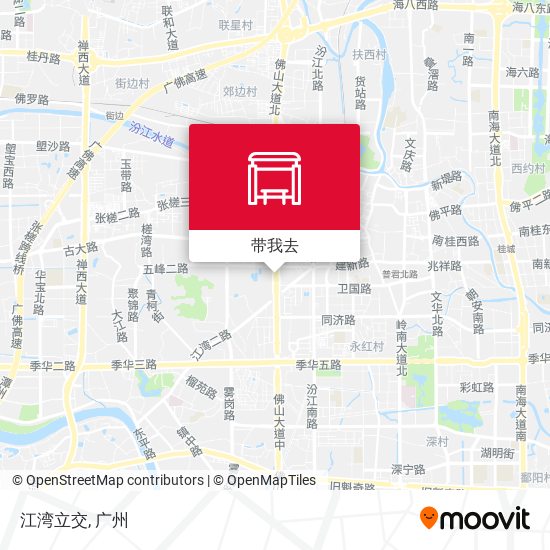 江湾立交地图