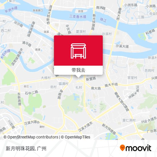 新月明珠花园地图