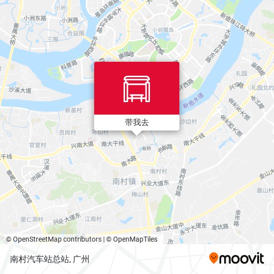 南村汽车站总站地图