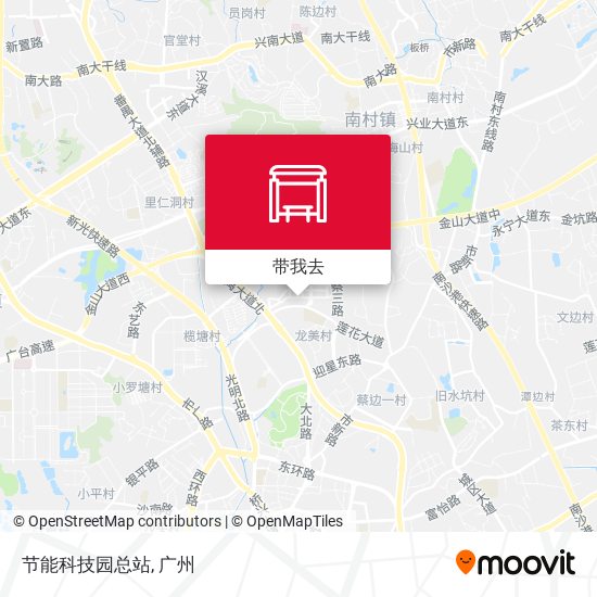 节能科技园总站地图