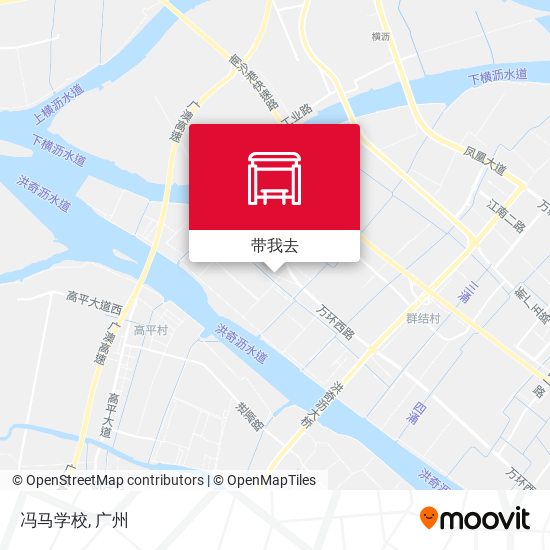 冯马学校地图