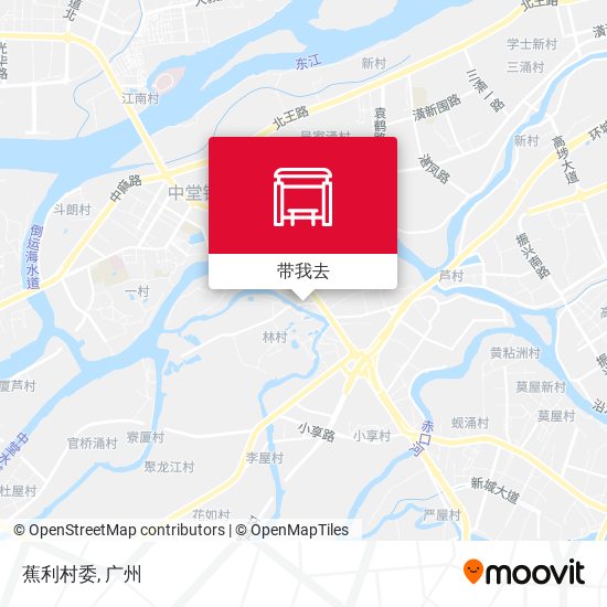 蕉利村委地图
