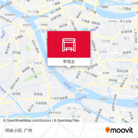 邓岗小区地图