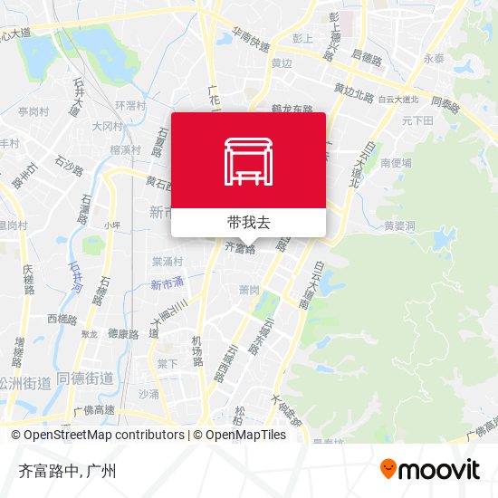 齐富路中地图