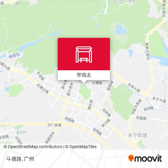 斗塘路地图