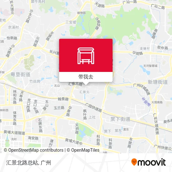 汇景北路总站地图