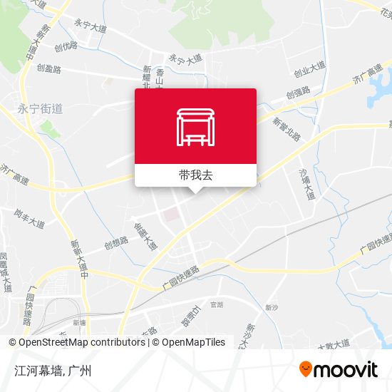 江河幕墙地图