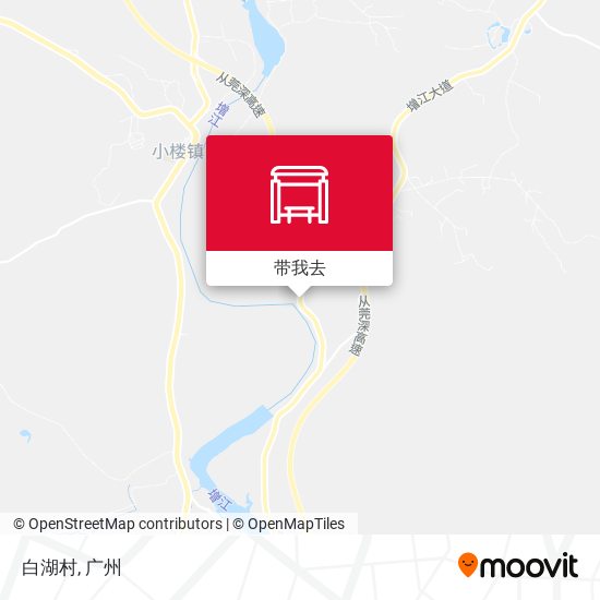 白湖村地图