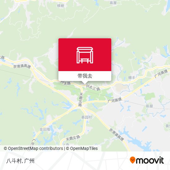 八斗村地图