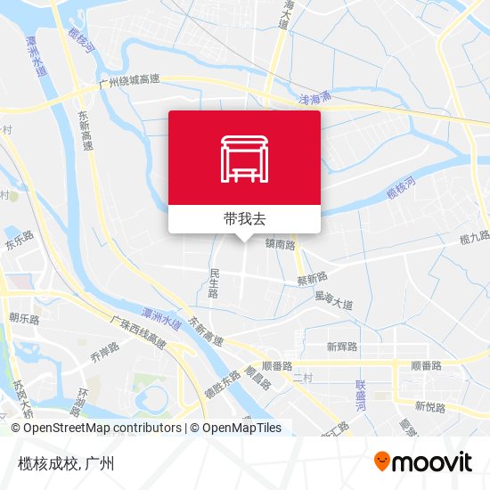 榄核成校地图