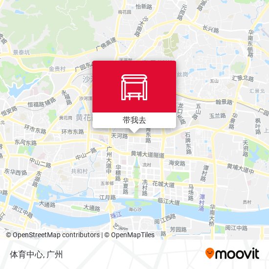 体育中心地图